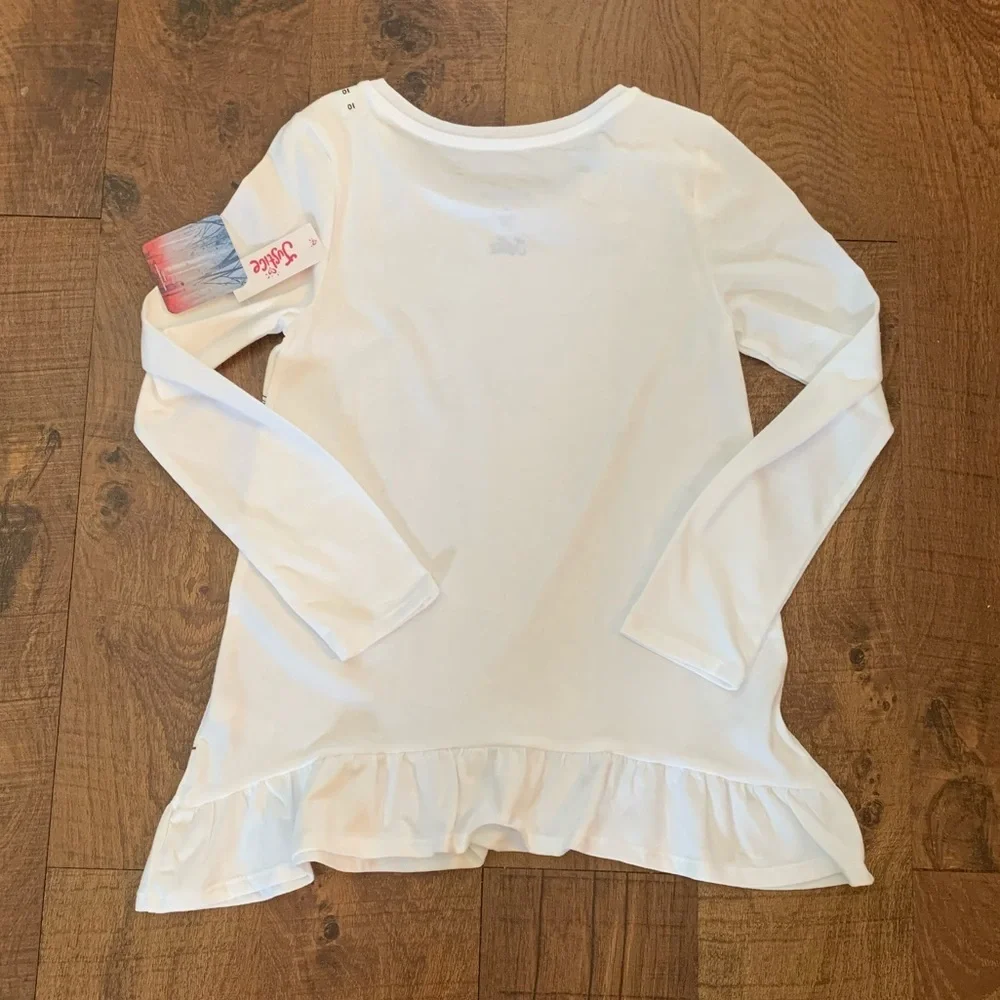 NWT justice Disney frozen 2 LS shirt size 10